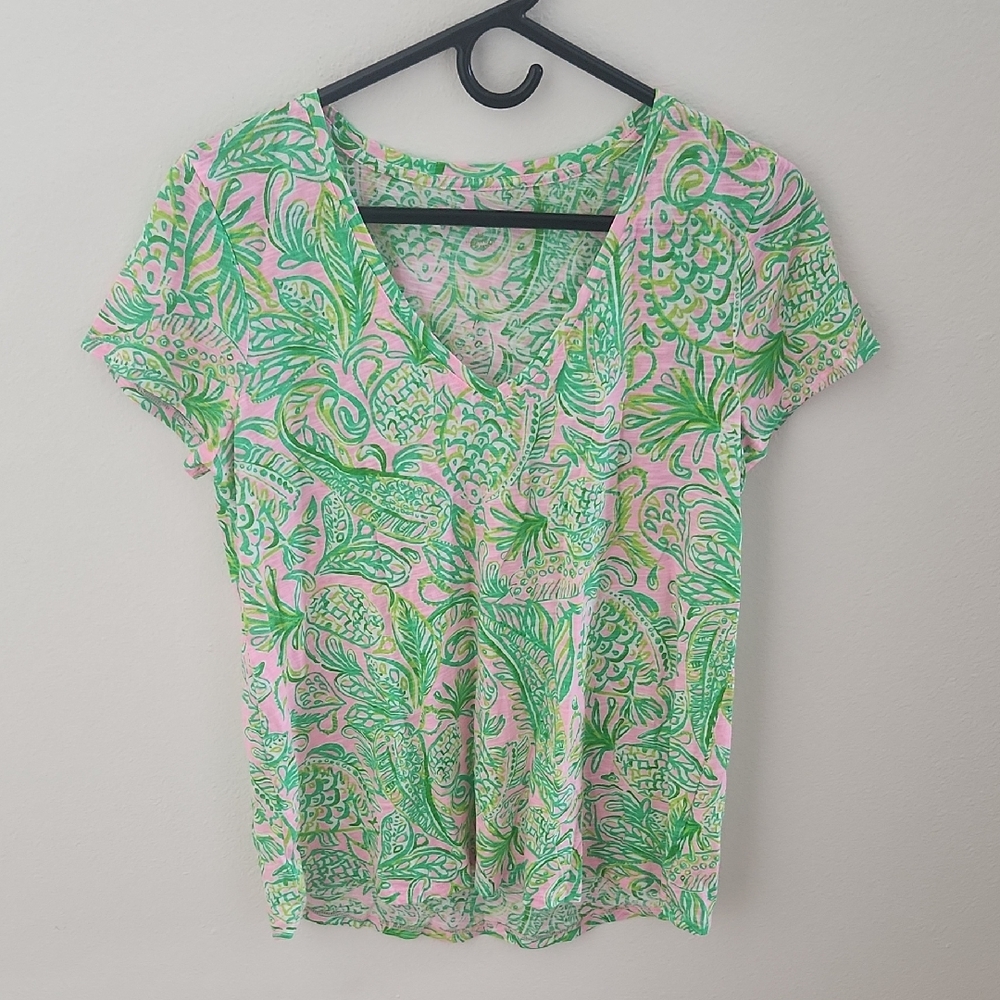 Lilly Pulitzer Etta V-Neck Top